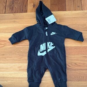 Nike Black Hooded Kids Footie